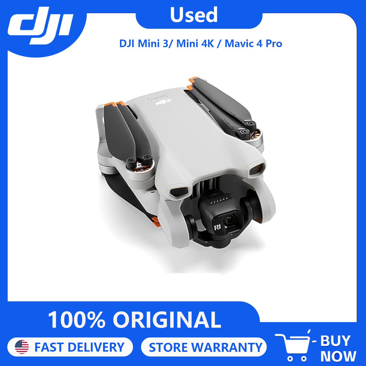 Drone Gimbal 3 Axis - Восстановленный квадрокоптер DJI Mini 3 /