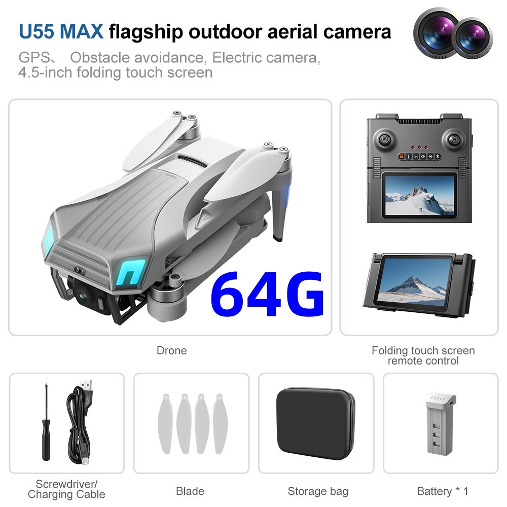 NCZOBOE U55 Профессиональный G – обзор и цена Drone Gimbal 3 Axis